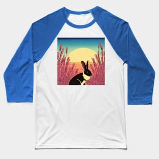 Just A Cute Black Havana Rabbit Baseball T-Shirt